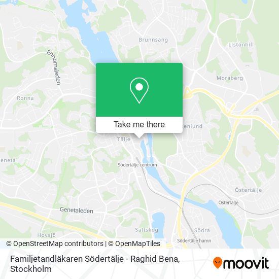 Familjetandläkaren Södertälje - Raghid Bena map