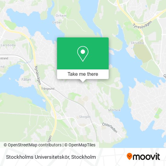 Stockholms Universitetskör map