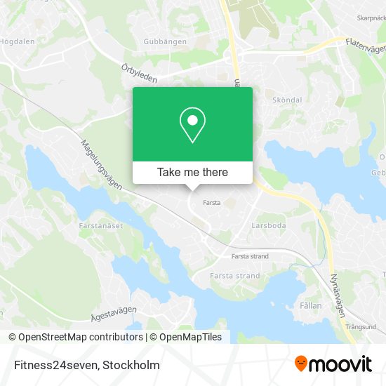 Fitness24seven map