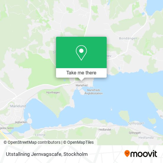 Utstallning Jernvagscafe map