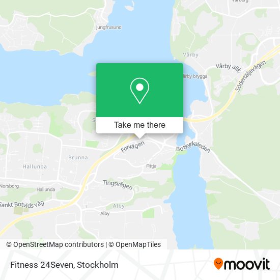 Fitness 24Seven map