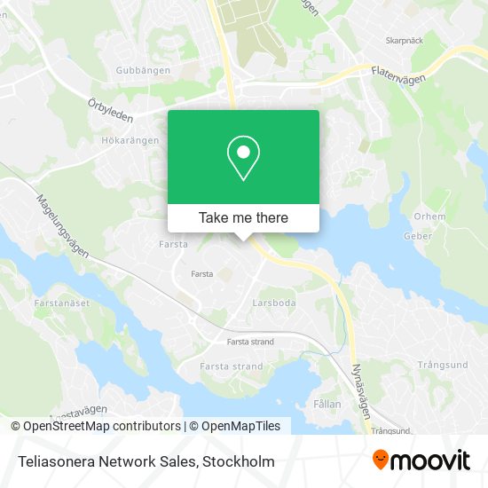 Teliasonera Network Sales map