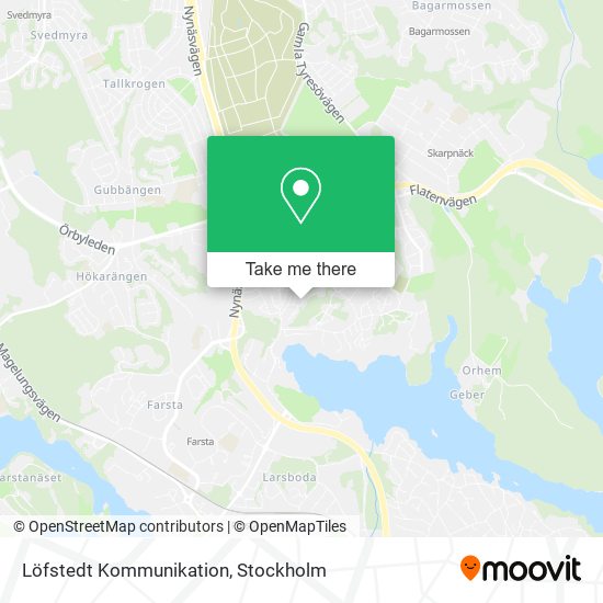 Löfstedt Kommunikation map