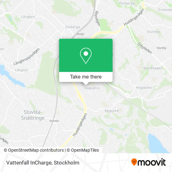 Vattenfall InCharge map