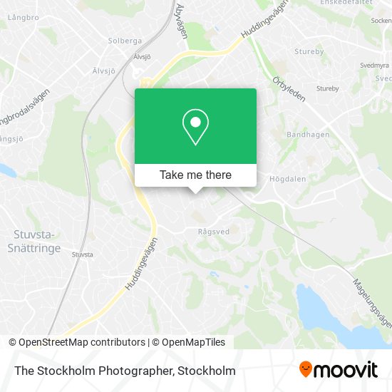 The Stockholm Photographer map