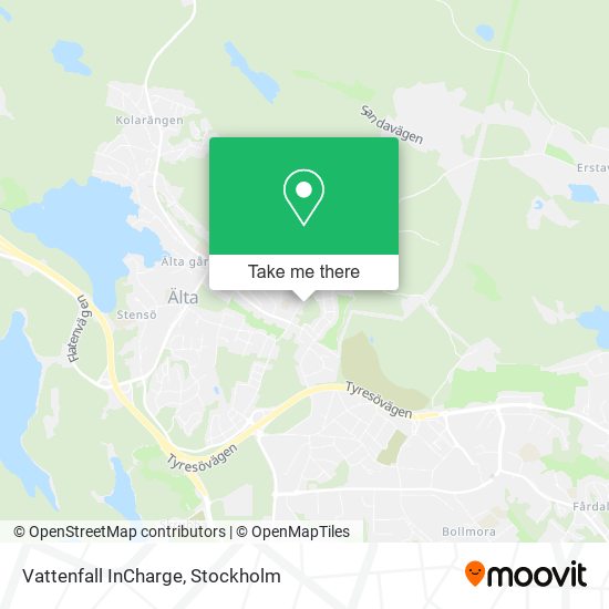 Vattenfall InCharge map