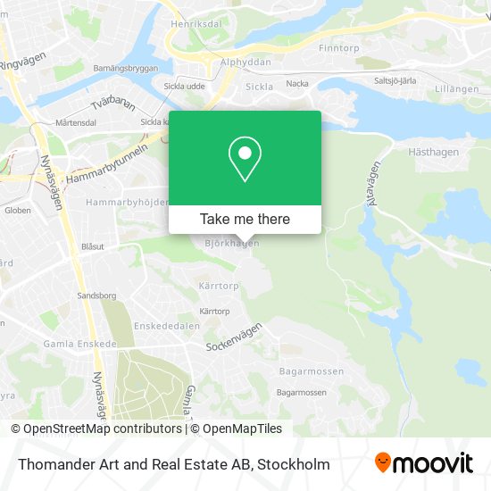 Thomander Art and Real Estate AB map