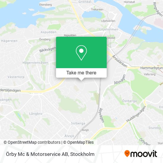 Örby Mc & Motorservice AB map