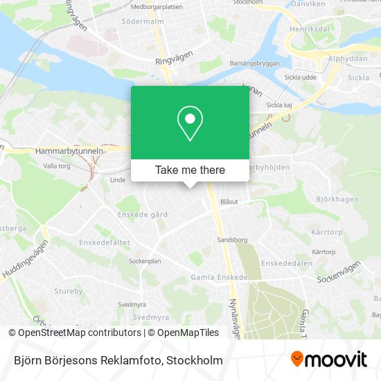 Björn Börjesons Reklamfoto map