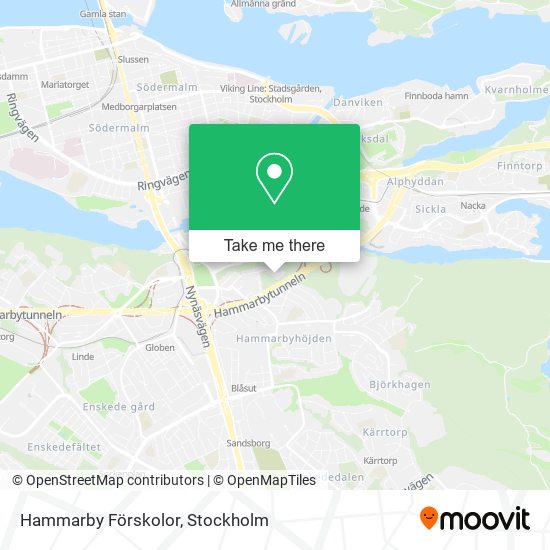Hammarby Förskolor map