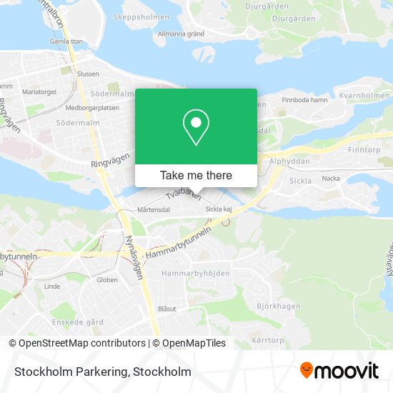 Stockholm Parkering map