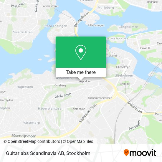 Guitarlabs Scandinavia AB map
