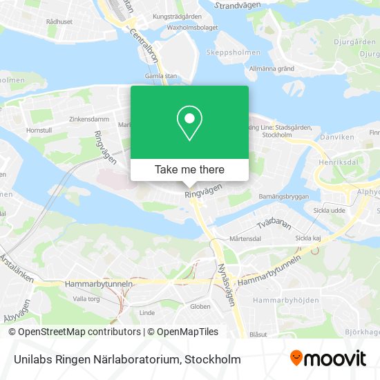 Unilabs Ringen Närlaboratorium map