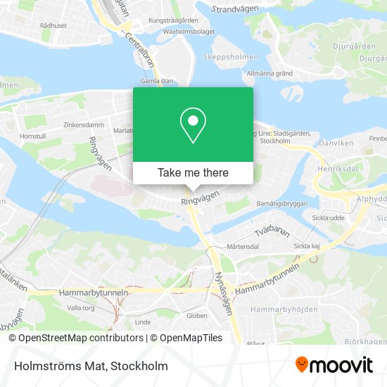 Holmströms Mat map