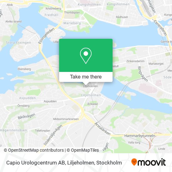 Capio Urologcentrum AB, Liljeholmen map