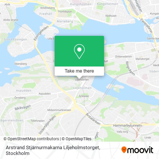 Arstrand Stjärnurmakarna Liljeholmstorget map