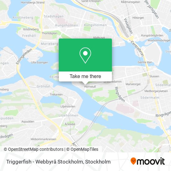 Triggerfish - Webbyrå Stockholm map