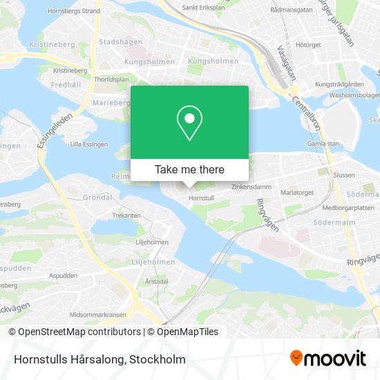 Hornstulls Hårsalong map