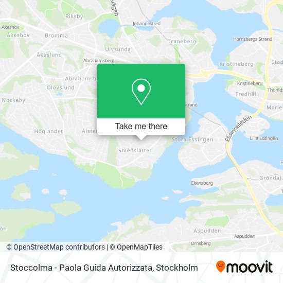 Stoccolma - Paola Guida Autorizzata map