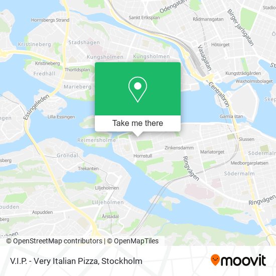 V.I.P. - Very Italian Pizza map
