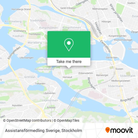 Assistansförmedling Sverige map