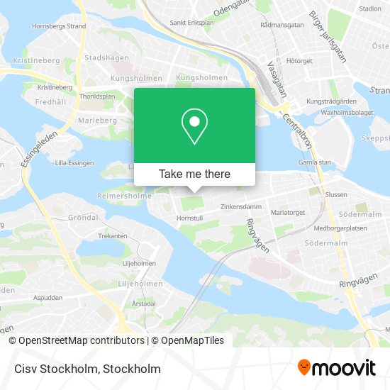 Cisv Stockholm map