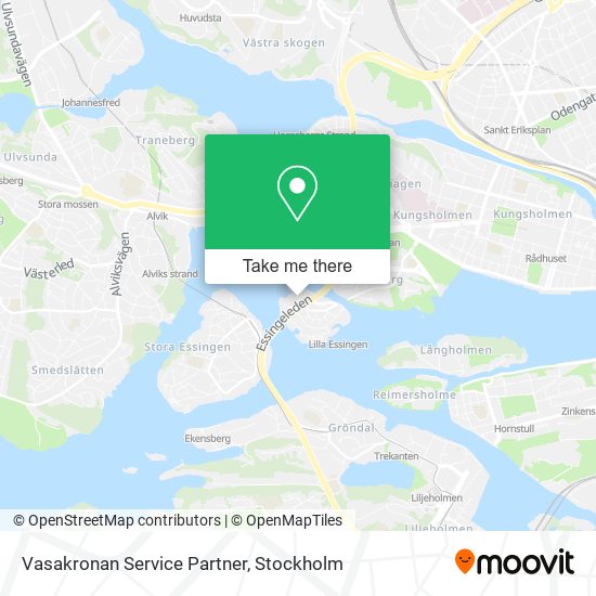 Vasakronan Service Partner map