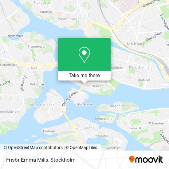 Frisör Emma Mills map