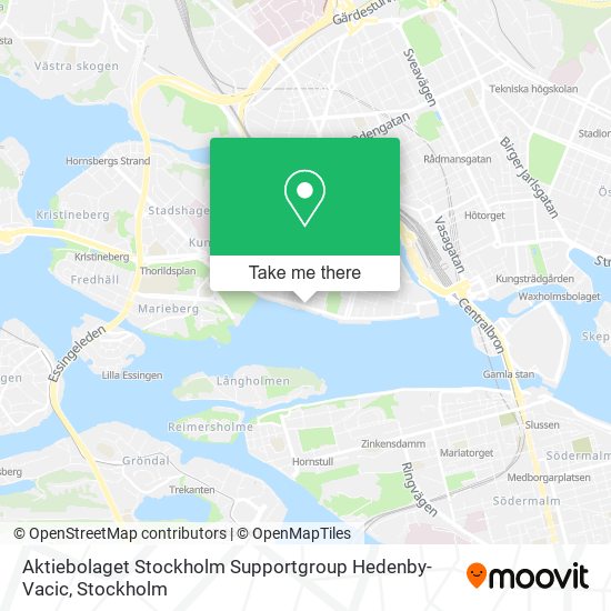 Aktiebolaget Stockholm Supportgroup Hedenby-Vacic map