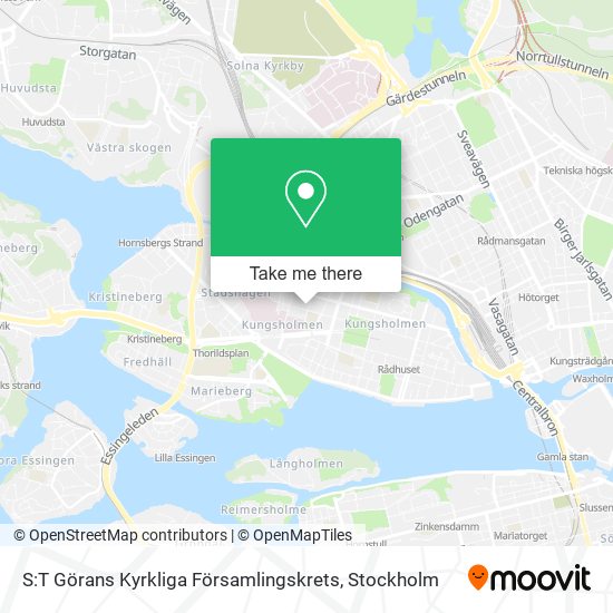 S:T Görans Kyrkliga Församlingskrets map