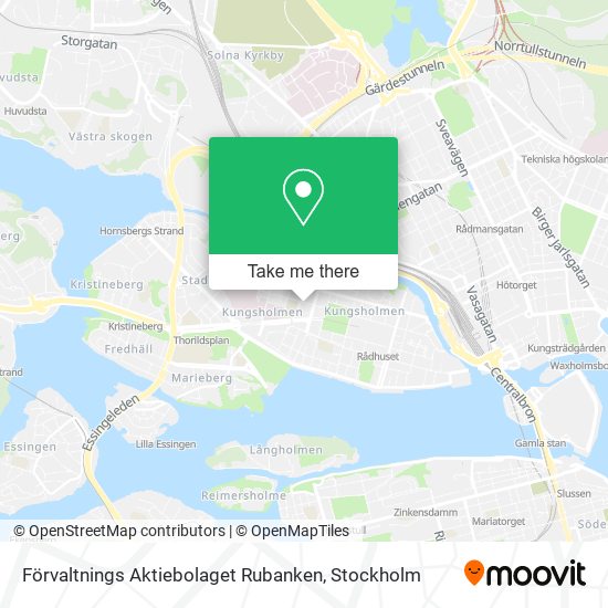 Förvaltnings Aktiebolaget Rubanken map