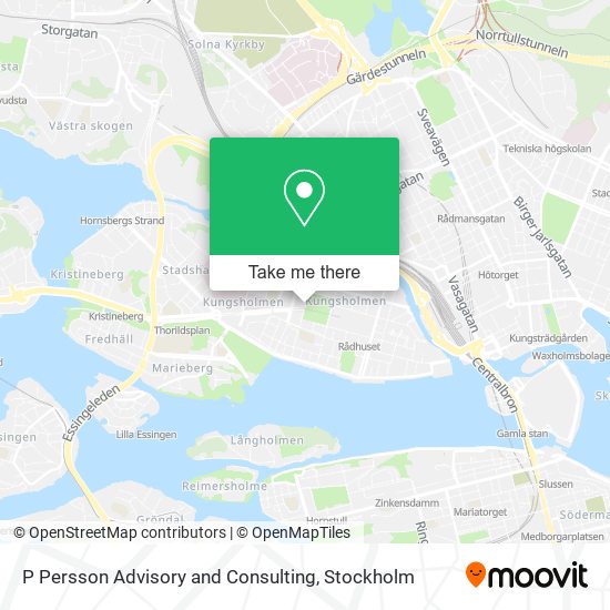 P Persson Advisory and Consulting map