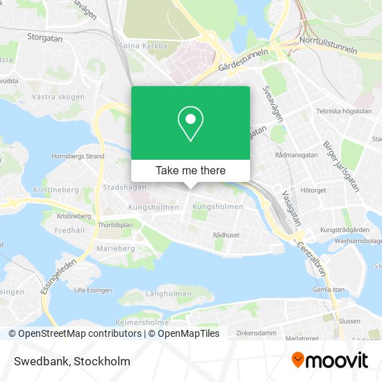 Swedbank map