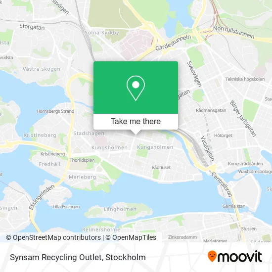 Synsam Recycling Outlet map