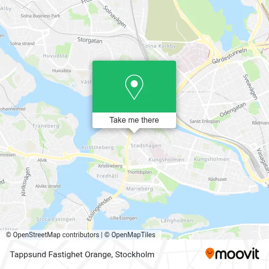 Tappsund Fastighet Orange map