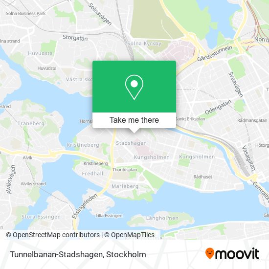 Tunnelbanan-Stadshagen map