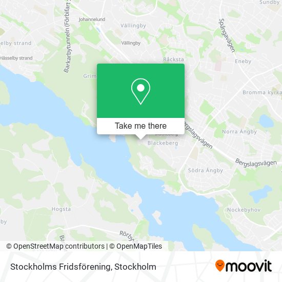 Stockholms Fridsförening map