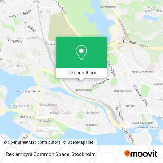 Reklambyrå Common Space map