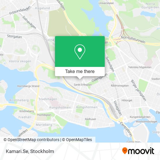 Kamari.Se map