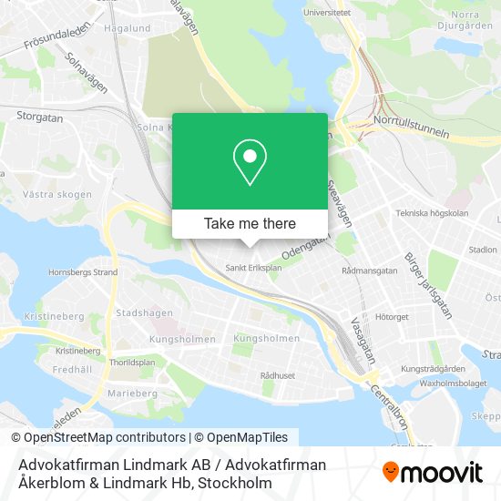 Advokatfirman Lindmark AB / Advokatfirman Åkerblom & Lindmark Hb map