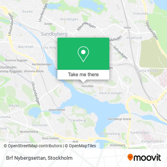 Brf Nybergsettan map