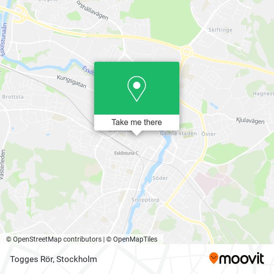 Togges Rör map