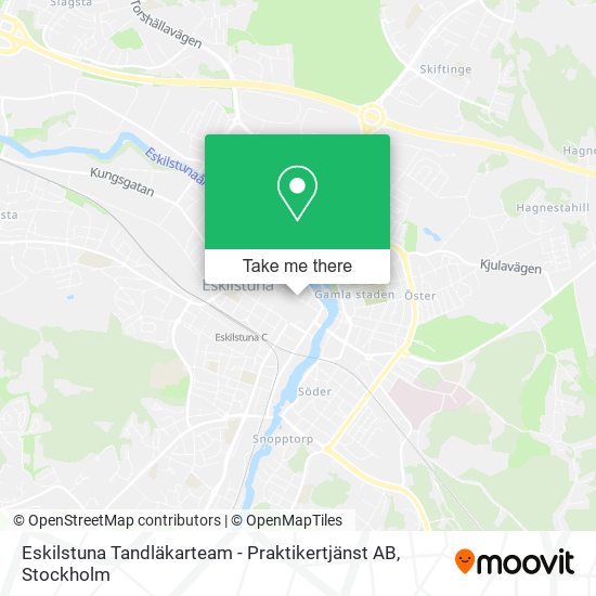 Eskilstuna Tandläkarteam - Praktikertjänst AB map