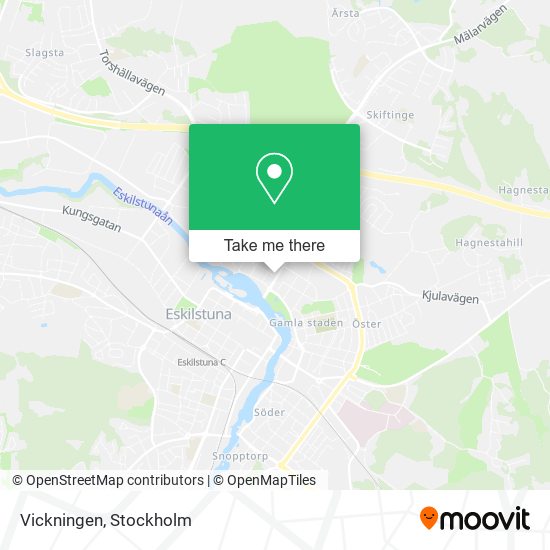 Vickningen map