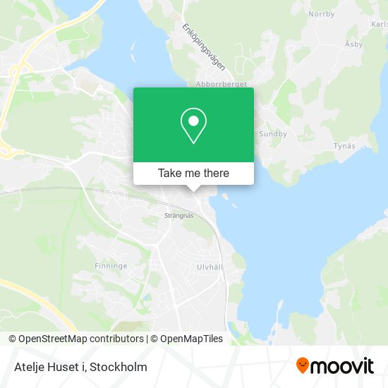 Atelje Huset i map