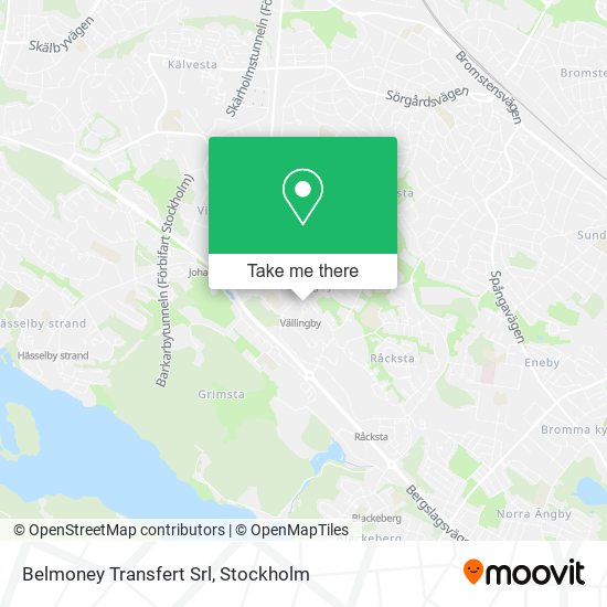 Belmoney Transfert Srl map