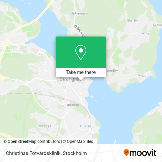 Christinas Fotvårdsklinik map