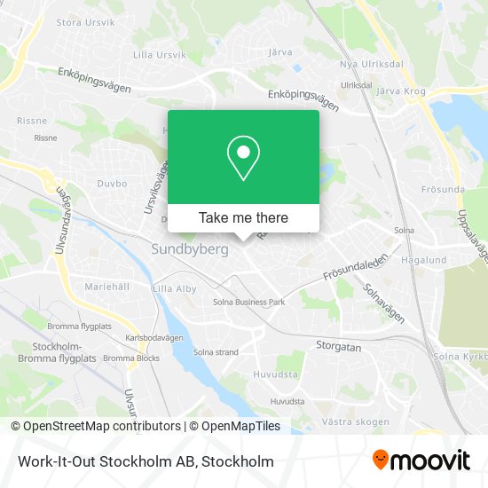 Work-It-Out Stockholm AB map