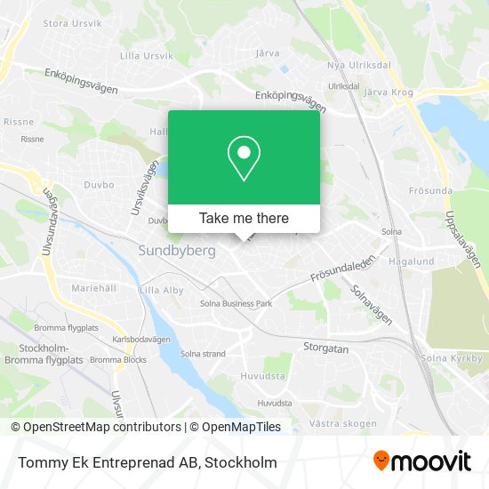 Tommy Ek Entreprenad AB map