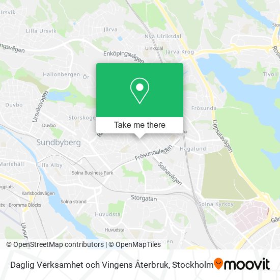 Daglig Verksamhet och Vingens Återbruk map